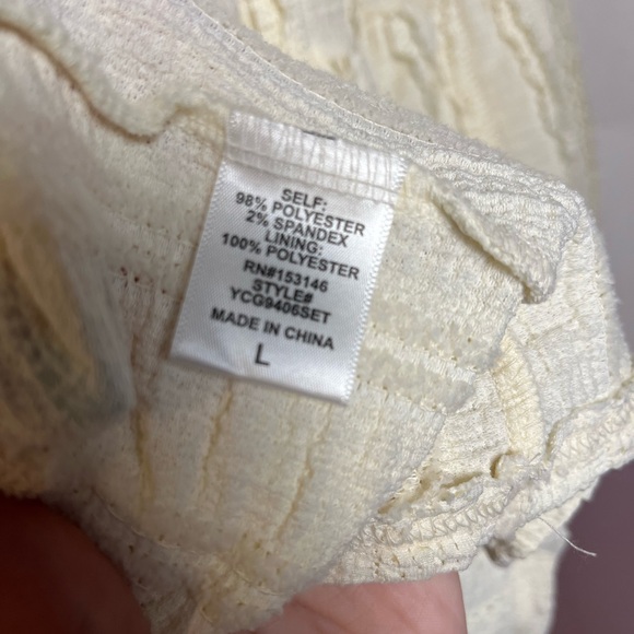 GLG Textured Cream Maxi Skirt - Picture 6 of 6